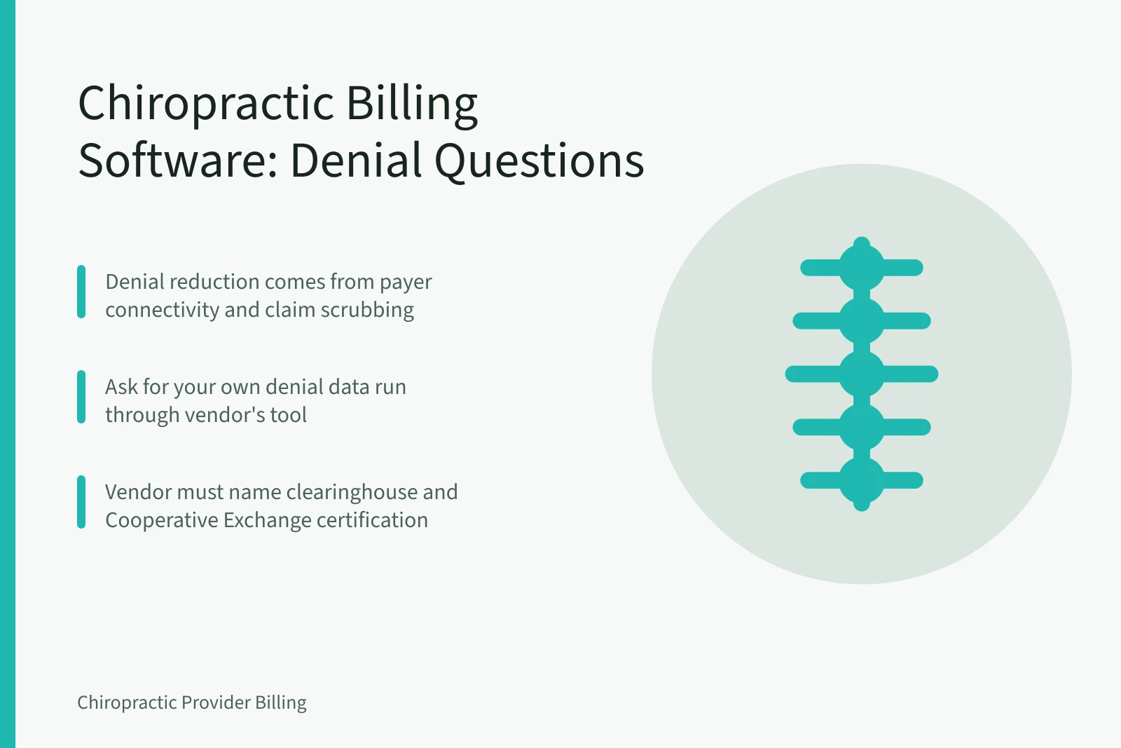 This is an activator like device commonly used by chiropractors. It makes a sound like a staple gun. Some chiropractors swear by its effectiveness, while others preferred the hands. What Chiropractic Billing Software Actually Reduces Denials?