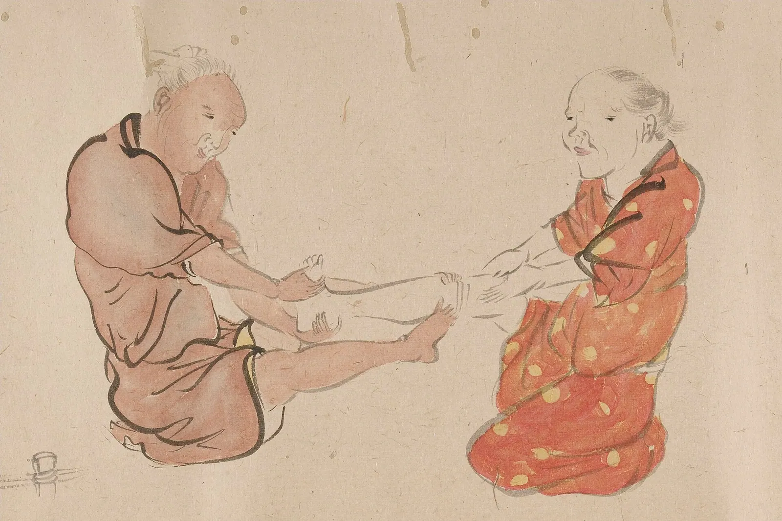 A chiropractor treating a patient. Taken from a emakimonos, or horizontal scroll, in the Shijo style. Asian Collection Keywords: Therapeutics; Asian Continental Ancestry Group; Str. Turning chiropractic practice complaints into repeat business