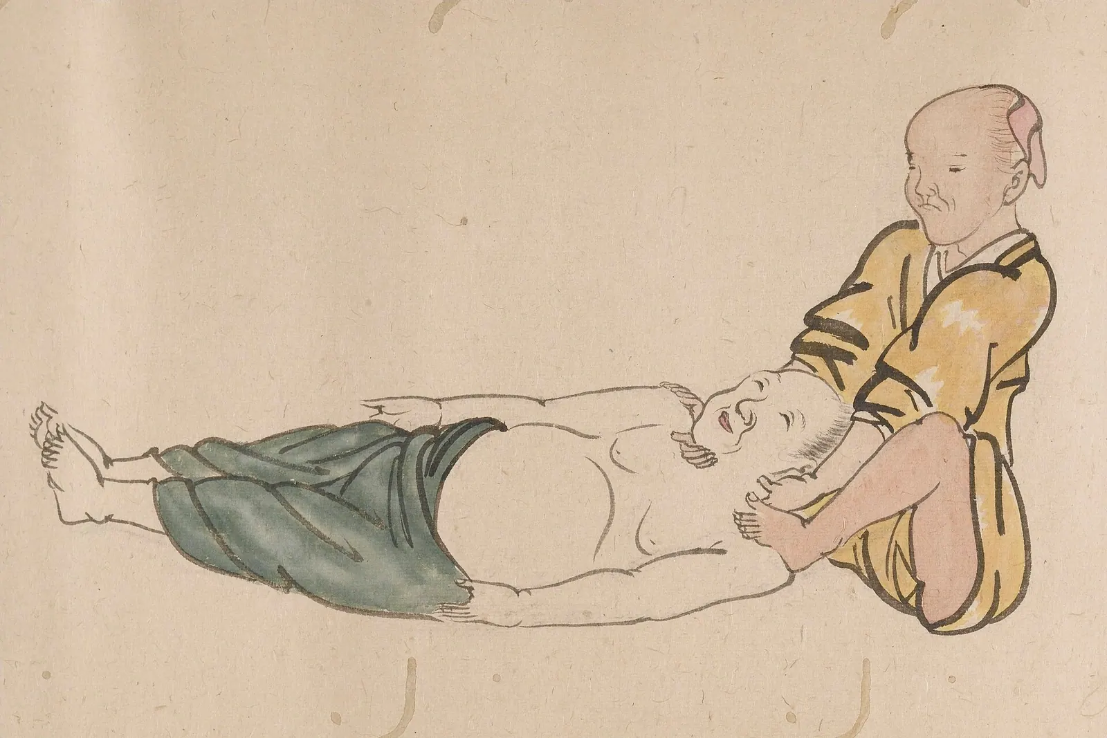 A chiropractor treating a patient. Taken from a emakimonos, or horizontal scroll, in the Shijo style. Asian Collection Keywords: Therapeutics; Asian Continental Ancestry Group; Str. Chiropractic practice scheduling systems that reduce delays